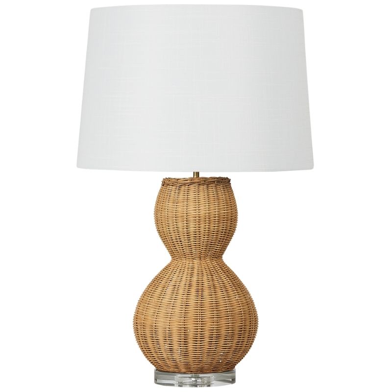 Canopy Natural Bedside Table Lamp | Hamptons Home | Hamptons Home