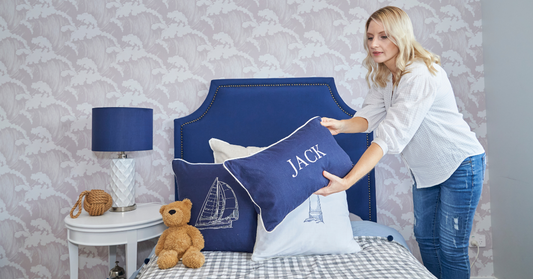 Personalised Kids Name Cushions | Hamptons Home