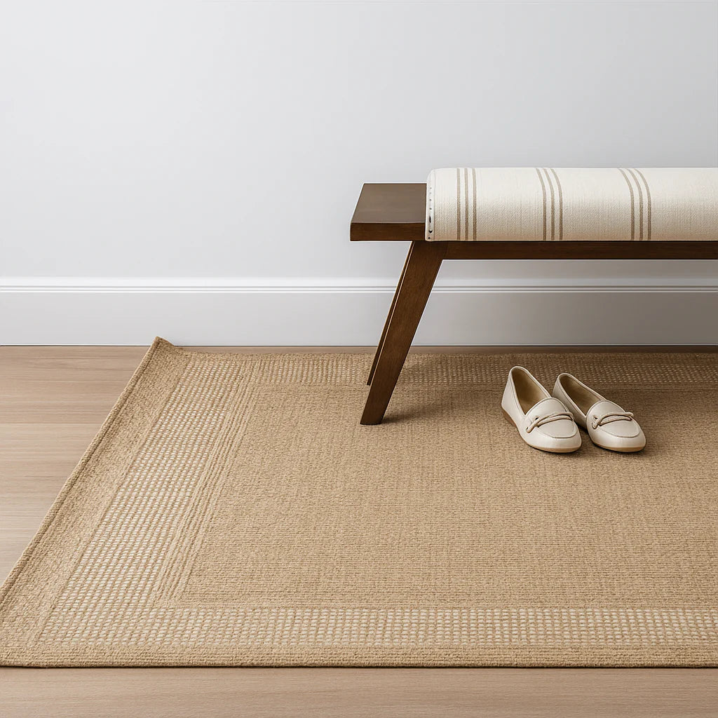 Akita White Indoor Outdoor Rug