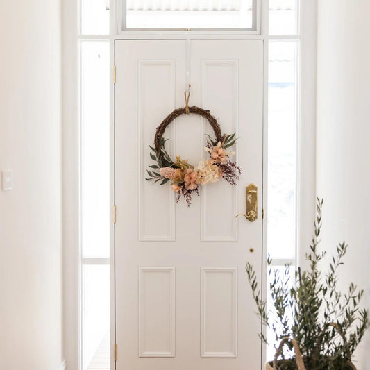 Australian Christmas Floral Wreath | Hamptons Home