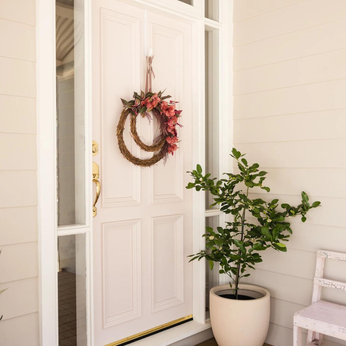 Christmas Bougainvillea Wreath | Hamptons Home