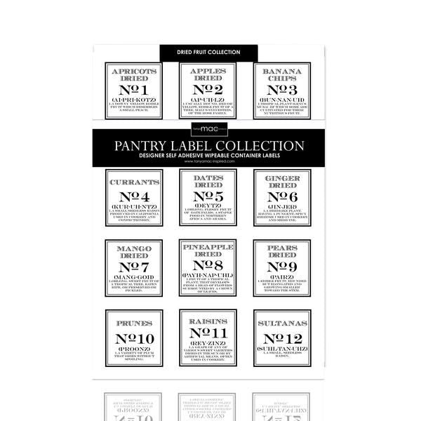 Vintage Black and White Pantry & Household Label Ultimate Set | Hamptons Home