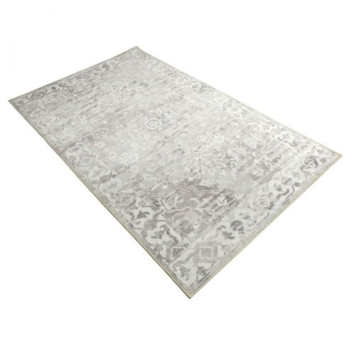 Shay Beige Traditional Distressed Machine Washable Rug | Hamptons Home