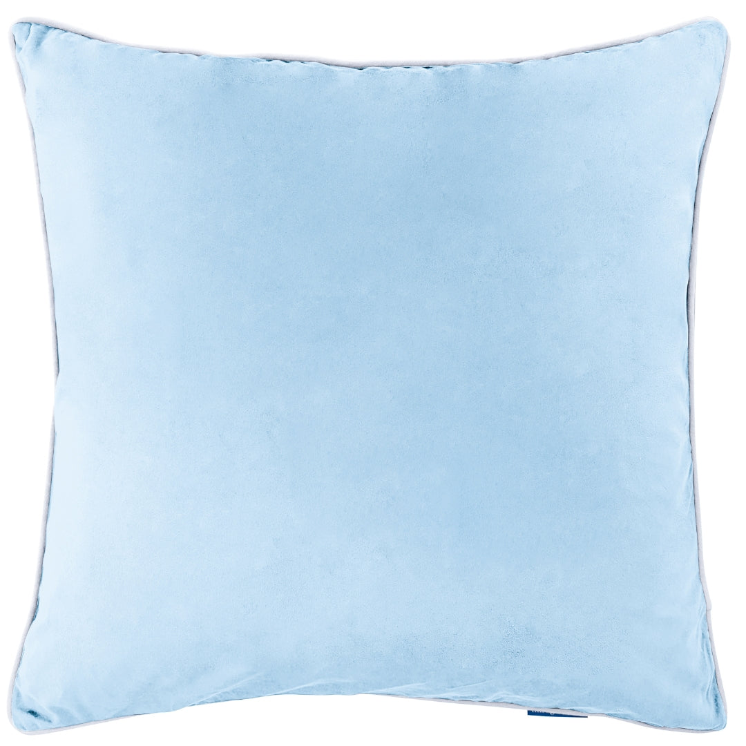 GRANGE Sky Blue Premium Velvet Cushion Cover | Hamptons Home | Hamptons Home