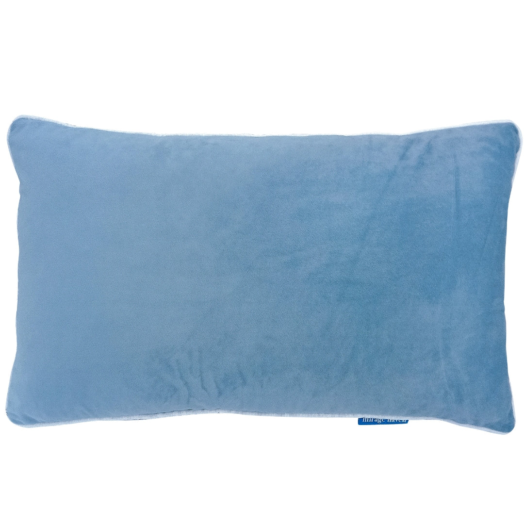 GRANGE Duck Egg Blue Premium Velvet Cushion Cover | Hamptons Home | Hamptons Home
