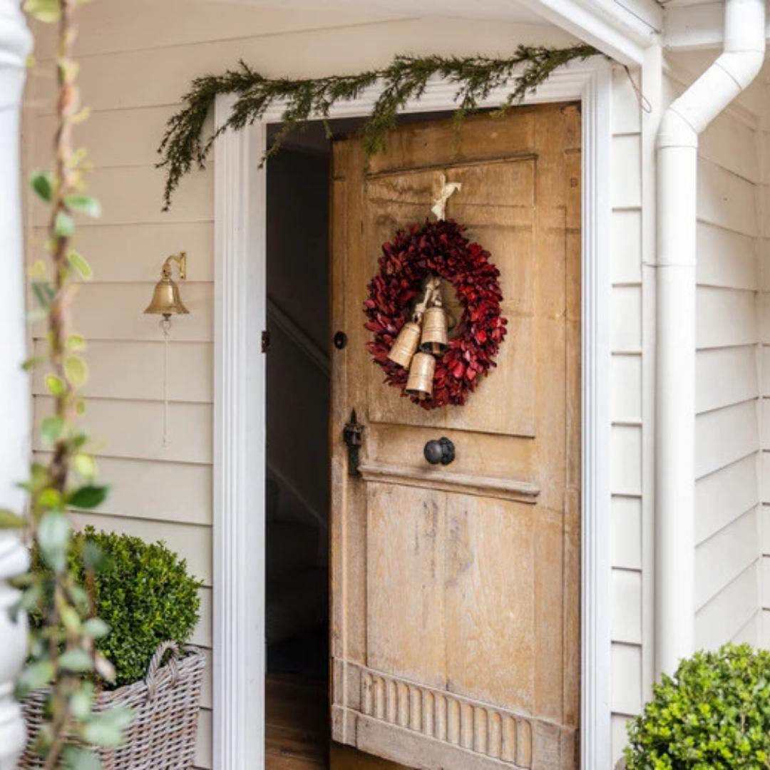 Laurel Red Christmas Wreath Australia | Hamptons Home | Hamptons Home