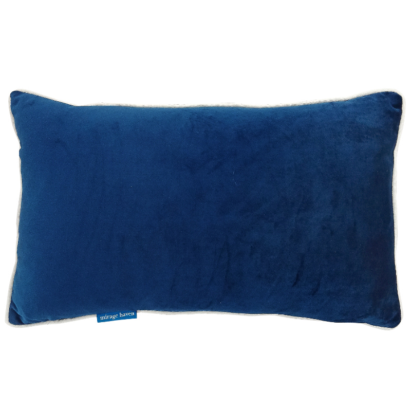 GRANGE Dark Blue Premium Velvet Cushion Cover | Hamptons Home | Hamptons Home