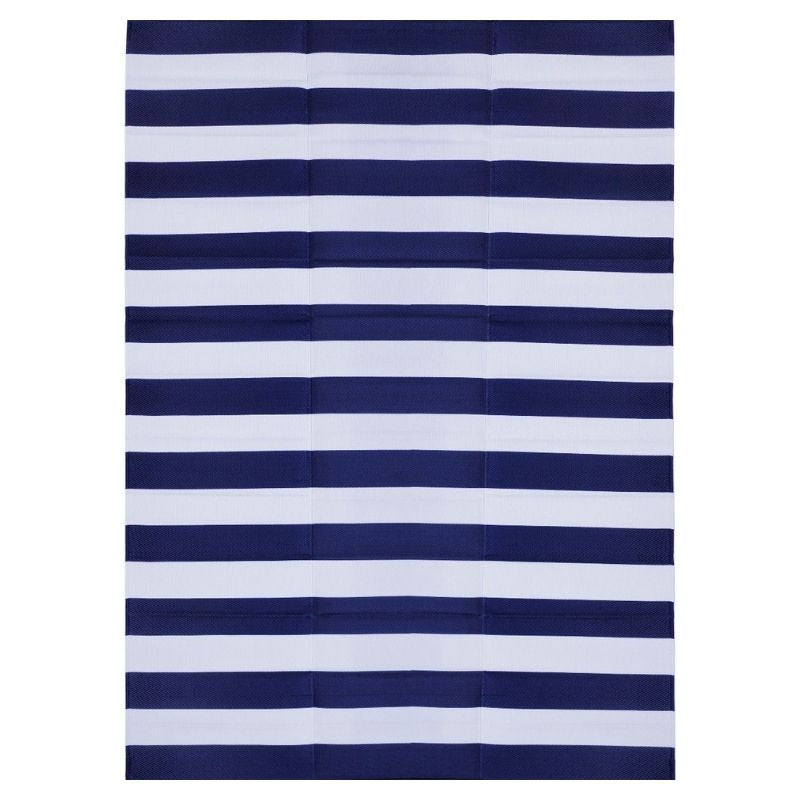 Brittany Blue & White Stripes Camping Mat | Hamptons Home | Hamptons Home