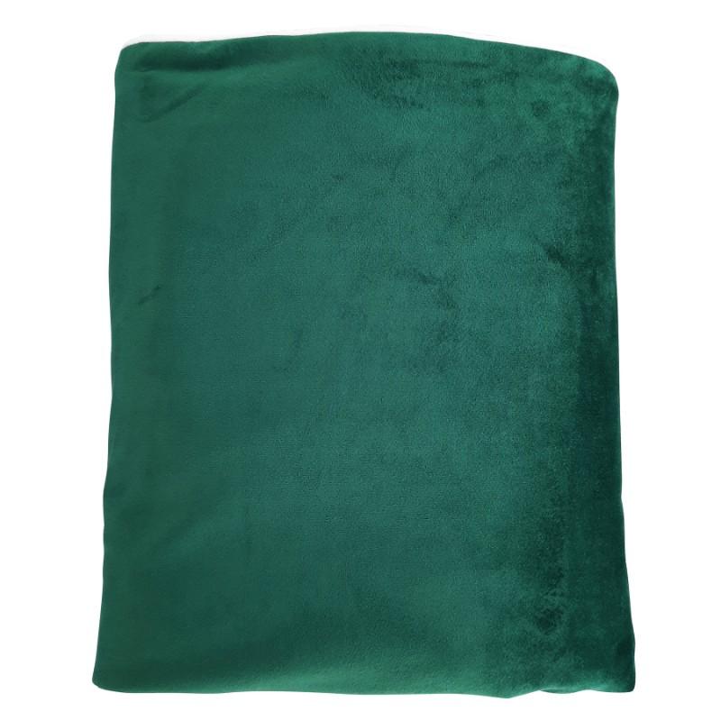 Emerald green sale velvet throw