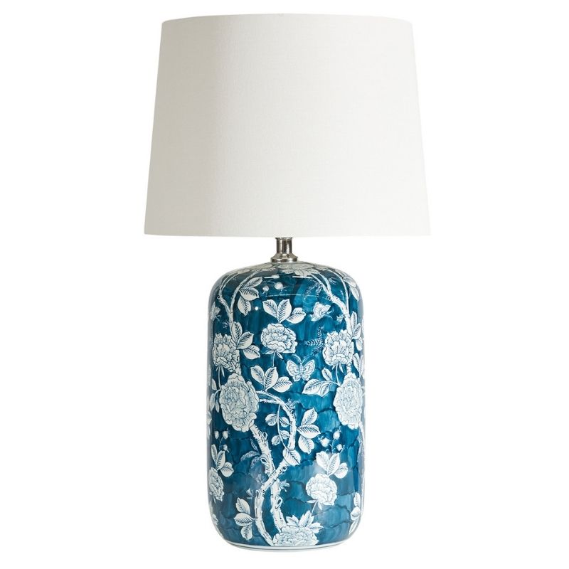 Fiore Ink Blue Bedside Table Lamp | Hamptons Home | Hamptons Home