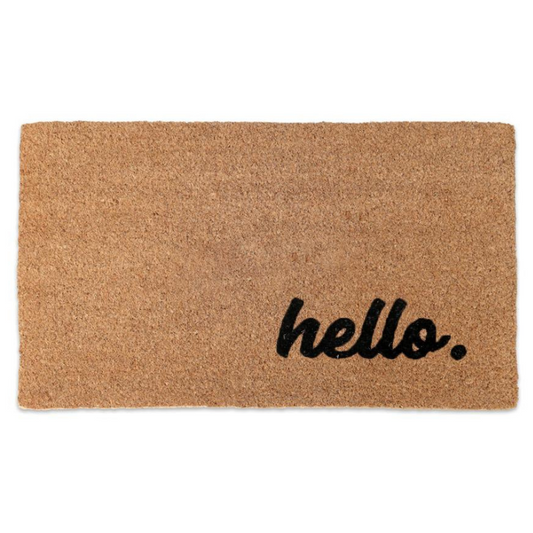 HELLO Premium Coir Doormat | Hamptons Home | Hamptons Home