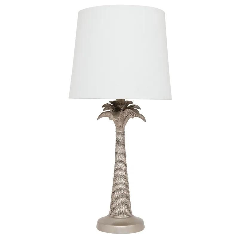 Beverly Antique Silver Table Lamp | Hamptons Home | Hamptons Home