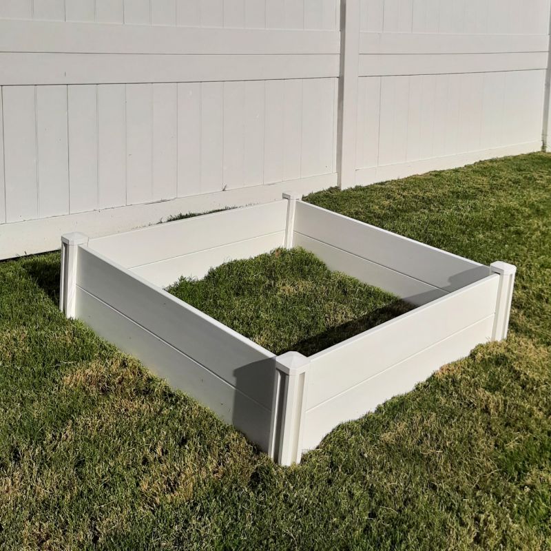 Hamptons Style Large PVC Vinyl Raised Garden Bed | Hamptons Home | Hamptons Home