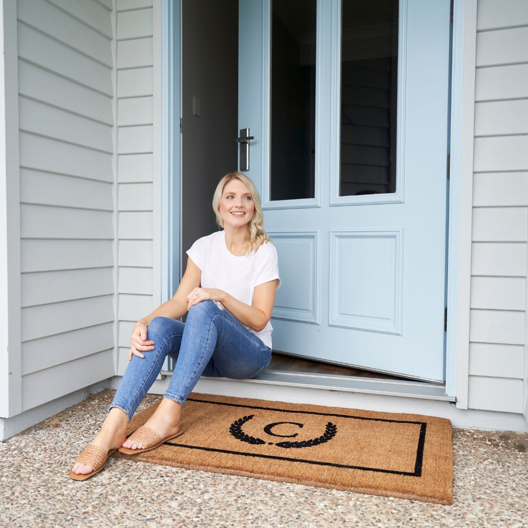 Personalised Initial Coir Doormat | Hamptons Home | Hamptons Home