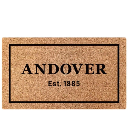 Custom Text and Year Premium Coir Doormat | Hamptons Home | Hamptons Home