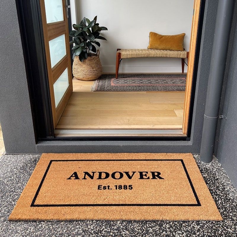 Custom Text and Year Premium Coir Doormat | Hamptons Home | Hamptons Home