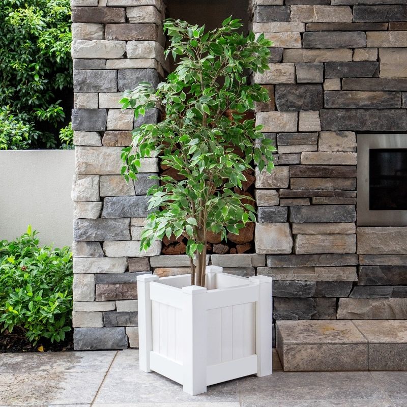 Hamptons Style White PVC Planter Box | Hamptons Home | Hamptons Home