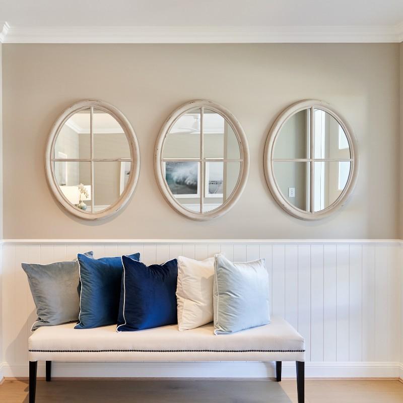 SARINA Dark Blue Premium Velvet Cushion Cover | Hamptons Home | Hamptons Home