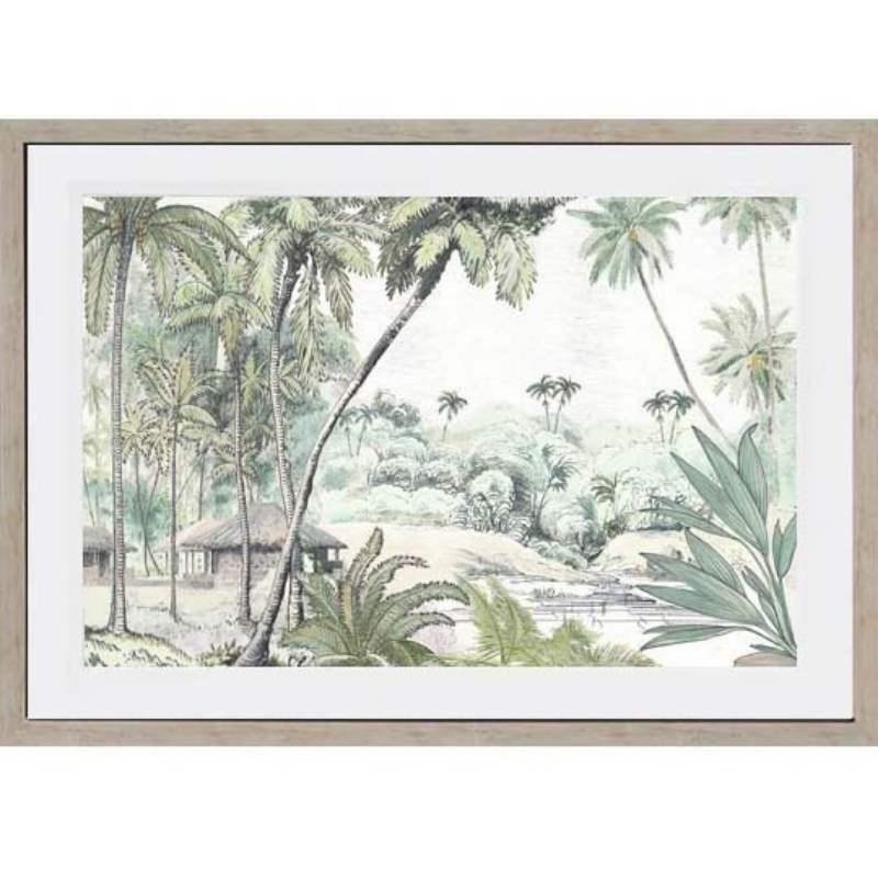 Tropical Living Framed Wall Art | Hamptons Home | Hamptons Home