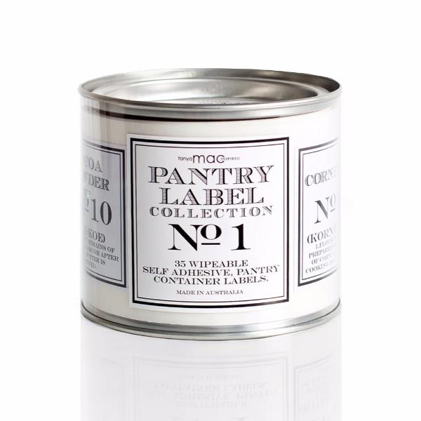 Vintage Black and White Pantry Label Gift Set | Hamptons Home | Hamptons Home