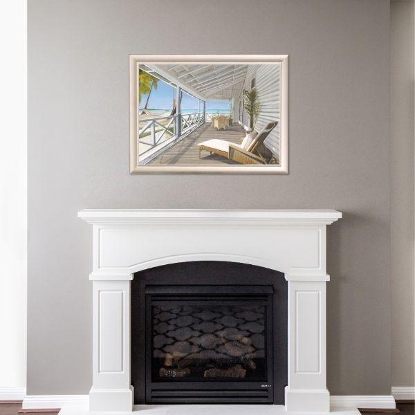 Hamptons Beach Vista Framed Wall Art | Hamptons Home | Hamptons Home